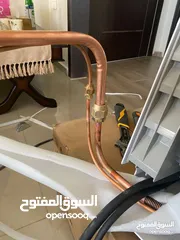  23 فك وتركيب المكيفات نقل المكيفات صيانه المكيفات تعبئة غاز تأسيس مواسير نحاس غسيل مكيفات