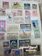  6 طوابع بريدية
