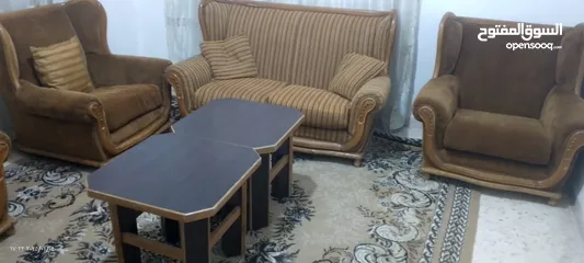  3 غرفة سبع مقاعد مع سجادة