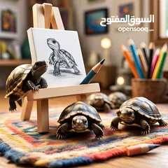  1 سلحفتين صغار بيبي