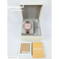  2 ساعة ماركة مايكل كورس الأصلية MK