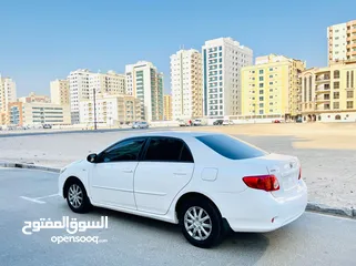 4 A Clean And Well Maintained TOYOTA COROLLA 2008 White GCC 1.6 ENGINE