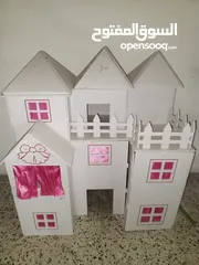  1 بيت باربي حجم كبير تركيب مستعمل للبيع
