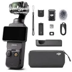  5 DJI Osmo Pocket 3 Creator Combo-Full Set with tripod battery wire package e.- جديد - قابل للتفاوض