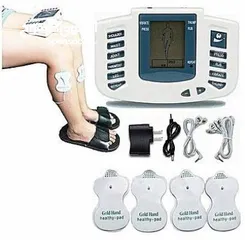  4 اجهزة طبية اصلية جهاز الذبذبات الكهربائية للعلاج الطبيعي - جهاز التحفيز الكهربائي للعصب والعضلات