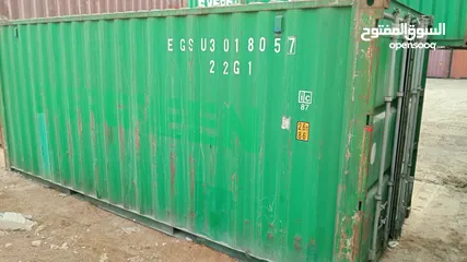  8 حاويات فارغه للبيع 20 قدم و 40 قدم   container 20+40HQ (مستعمل بحاله جيده) متخصصون في بيع الحاويات