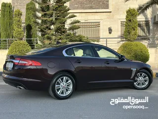  8 JAGUAR XF 2013 Full loaded (مخزنة) وارد الوكالة وصيانة الوكالة قاطعة مسافة 40 الف كم