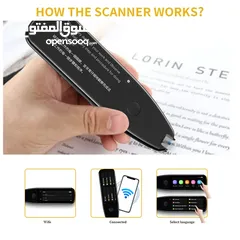  2 قلم الترجمة الذكي بالمسح الضوئي جهاز ترجمة بالقراءة والصوت مع شاشة تعمل باللمس من نوع قلم ترجمة ذكي