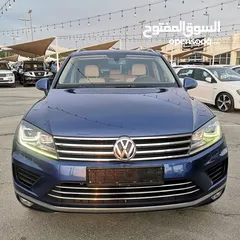  2 Volkswagen Touareg Model 2016 GCC Specifications Km 141.000 Price 54.000 Wahat Bavaria for used cars