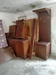  25 غرفة نوم خشب لاتيه ثقيل مافيها تكسير بحاجه الى صيانه مع. فرشة زمبرك