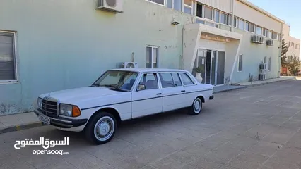  6 mercedes w123 lang (limousine) كلاسيكية نادرة