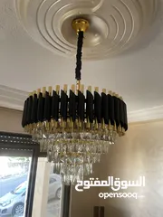  2 ثريا لون اسود
