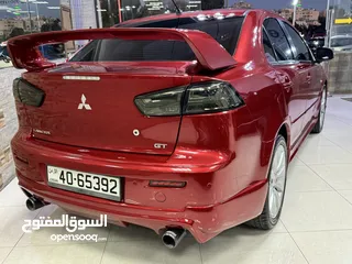  3 ميتسوبيشي لانسر موديل 2015 GT اصلي فحص كامل بحالة الوكاله فل كامل اعلى صنف من فئتها