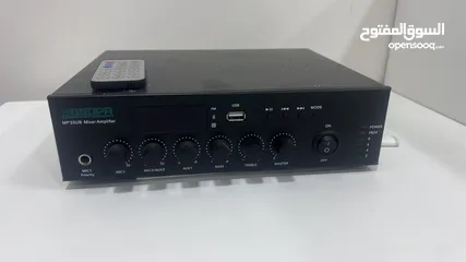  1 للبيع جهاز تضخيم صوت DSPPA MP35UB مع 3 سماعات