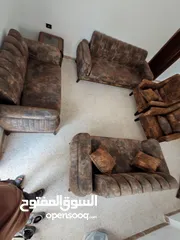  1 طقم كنب خشب زان تسع مقاعد تفصيل