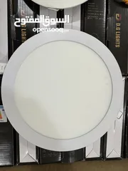  1 اضاءة مقاس 6 انچ عدد 41 حبة لون ابيض  بحالة ممتازة