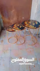  14 ,طاولات معدن بلور طباعه