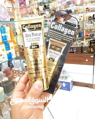  5 واقي الشمس الكولاجين الذهبي  رقم 1 في فلسطين   ULTRA PROTECT الاصلى Collagen الغ