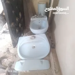  2 مغسله لون ازرق