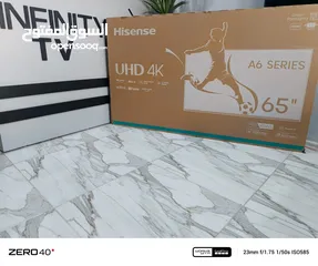  1 شاشه هايسنس 65 انش 4ksmart موديل 2025  بأقوى وأفضل عرض بالمملكه شامل توصيل مجانا