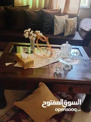 2 طقم كنب وطربيزات خشب سويد فاخر