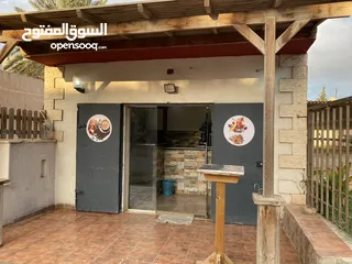  9 مقهي متكامل بالمعدات للايجار في النجيلة جنب شيل الضبيع