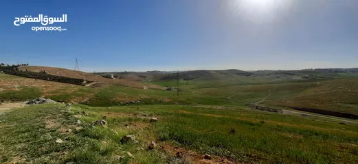  6 أرض للبيع - شفا بدران - زينات الربوع - حوض الشكارة