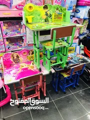  24 السعر شامل التوصيل داخل عمان عرض خاص على مكتب الدراسة للاطفال مع مقعد فقط من island toys