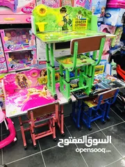  24 السعر شامل التوصيل داخل عمان عرض خاص على مكتب الدراسة للاطفال مع مقعد فقط من island toys