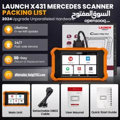  8 LAUNCH Creader Elite 2.0 Scanner for Mercedes-Benz OBD2