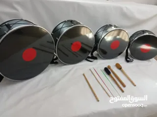  3 طبول للدبكات وزفات الاعراس شغل يدوي