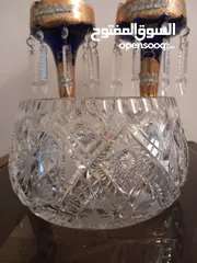  10 Crystal Egermann كريستال تشيكي ماركة   مزينة بطبقة سميكة من ماء الذهب Egermann