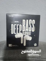  2 سماعات تكنو deep bass enjoyment buds 3
