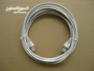  8 CABLE E.NET CAT6a patch cord gray 5M كوابل انترنت 5M