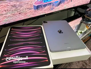  3 iPad Pro 12.9 inch M2 256GB WiFi + Cellular 5G UAE Version with Apple Care Plus till 2026 March