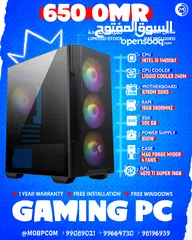  1 GAMING PC i5 14600KF , 4070Ti Super , 16GB RAM , 500GB SSD - جيمينج بي سي !