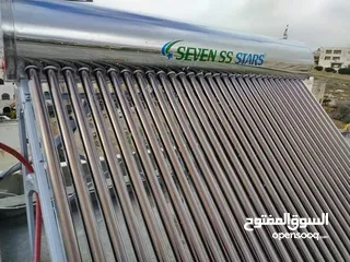  5 سخان شمسي ستانلس ستيل من الداخل والخارج ضد الصدأ