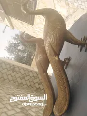  2 طاووس عدد 2 نحاس اصلي للبيع ب 65 دينار وزنهم 3 كيلو