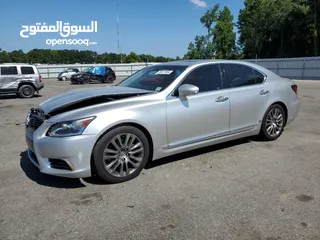  1 تم الوصول 2013 LEXUS LS 460 وارد امريكا آوراق جمارك بالحادث