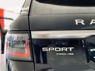  9 Range Rover Sport P400e HSE plug in hybrid 2020  black