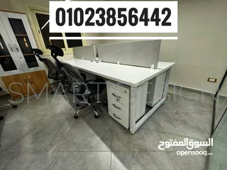  1 خلية عمل _  Work Station _ بارتيشن مكاتب _ Partition   خشب mdf اسباني مستورد عالي الجودة والتحمل