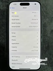  5 بسعر حرق حرق نار  الهاتف جديد ولا مشحون مرة I phone 16 256gb like new locked مشفر