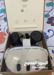  4 نظارة واقع افتراضي meta quest 3 مساحة 512 GB مع كرتون حماية  Meta quest 3 for sale 260 OR with cover