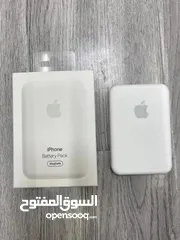  6 أقوى عرض على باور بانك MagSafe الأصلي!  مع لوغو آيفون  وشحن لاسلكي مضمون!5000mAh قوة وثب