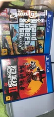  1 GTA 5 and red dead redemption 2 ps4 cd