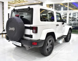  5 Jeep Wrangler Sahara ( 2014 Model ) in White Color GCC Specs