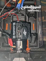  12 سياره RC 4x4 ماركه كاسيموتو kasemoto جديده  cacapibality 6S lipo battery مع قطع غيار كامله