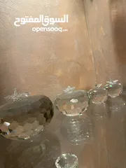  1 اطقم كريستال 12 قطعه للبيع