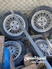  2 جنط 15 كوشوك اضعيف عمره