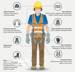  3 بيع معدات الامن والسلامة وملابس العمال وأحذية السلامة